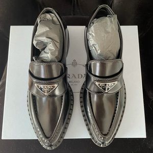 Prada Pointed Toe Loafers. SOLD OUT EVERYWHERE, BRAND NEW! Size 36.5. Black